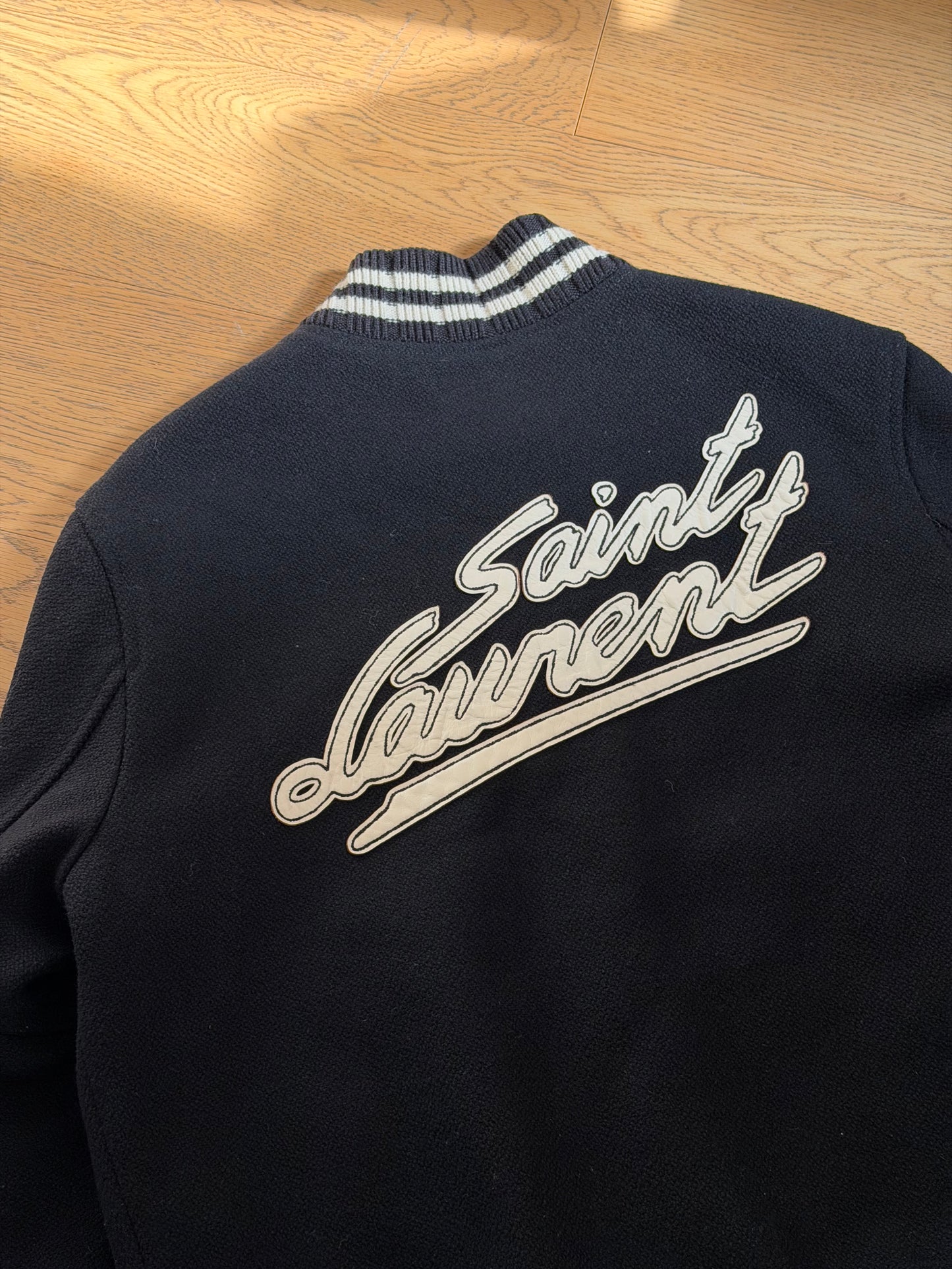 Saint Laurent Black Logo Teddy