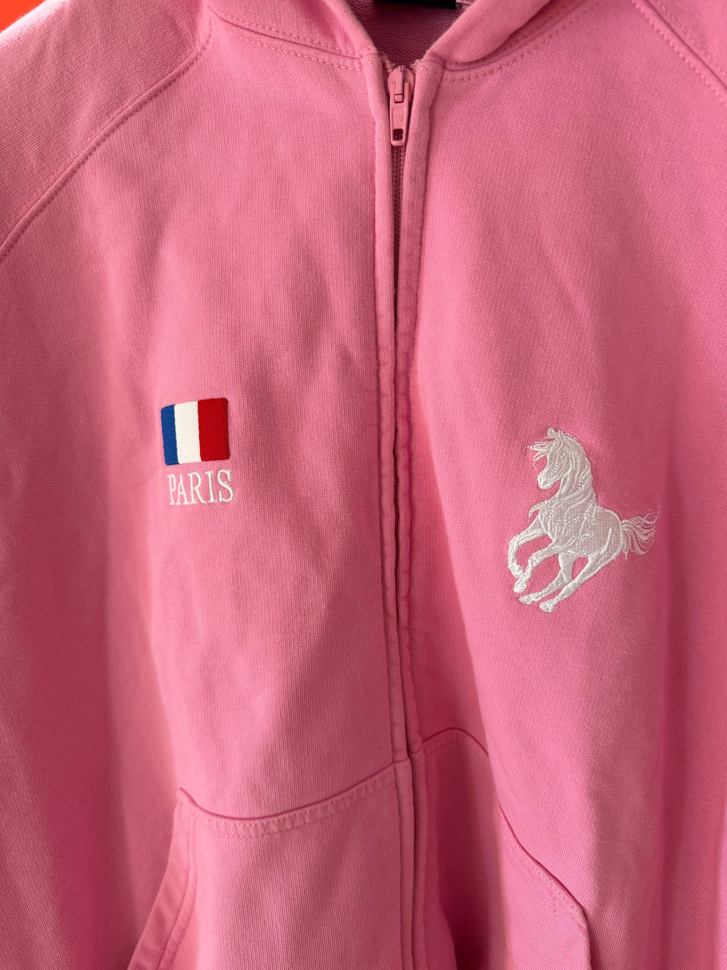 Balenciaga AW21 Pink Polo Zip Hoodie
