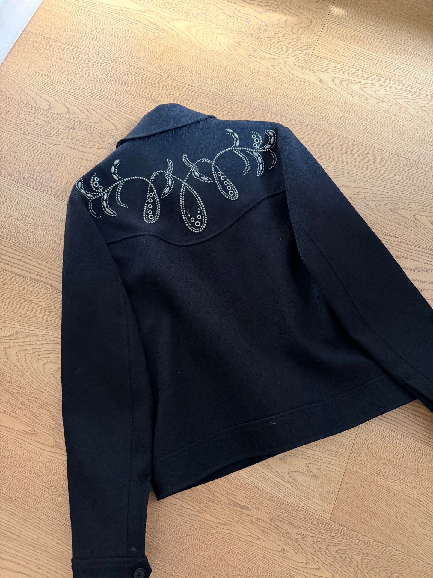 Saint Laurent SS19 Western Paisly Jacket
