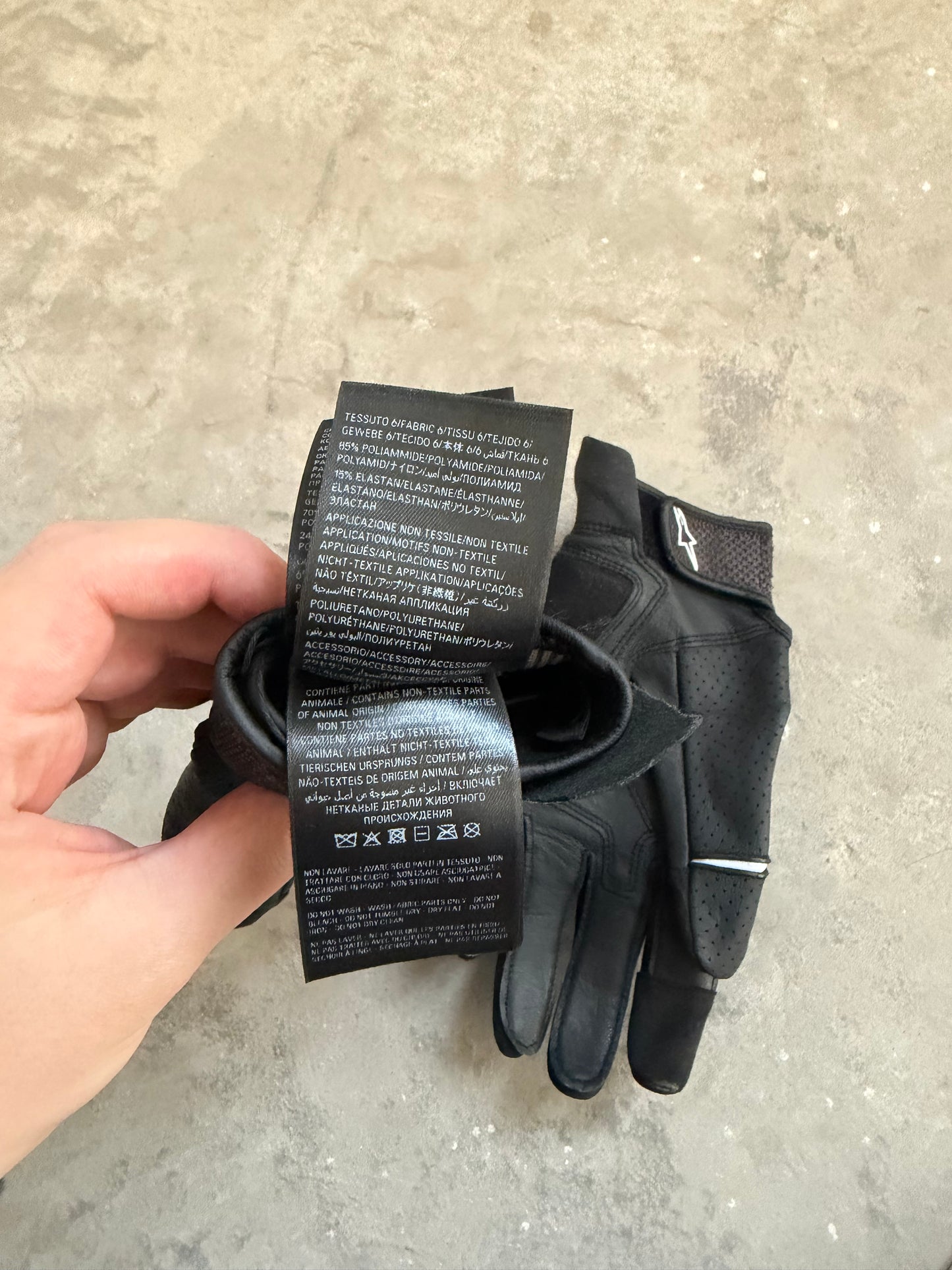 Balenciaga Pierced Alpinestars Motorsports Gloves