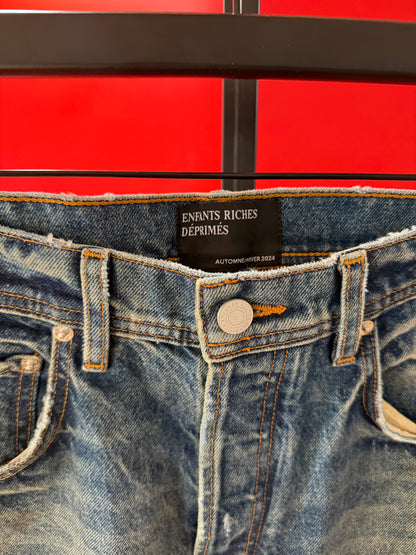 Enfants Riches Deprimes Patchwork Flaired Denim