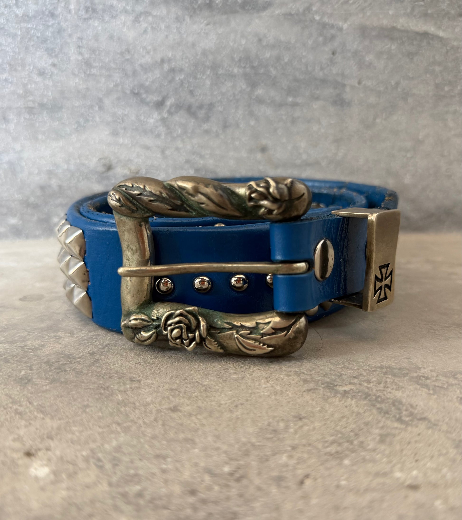 Enfants Riches Déprimés Blue Studded Belt