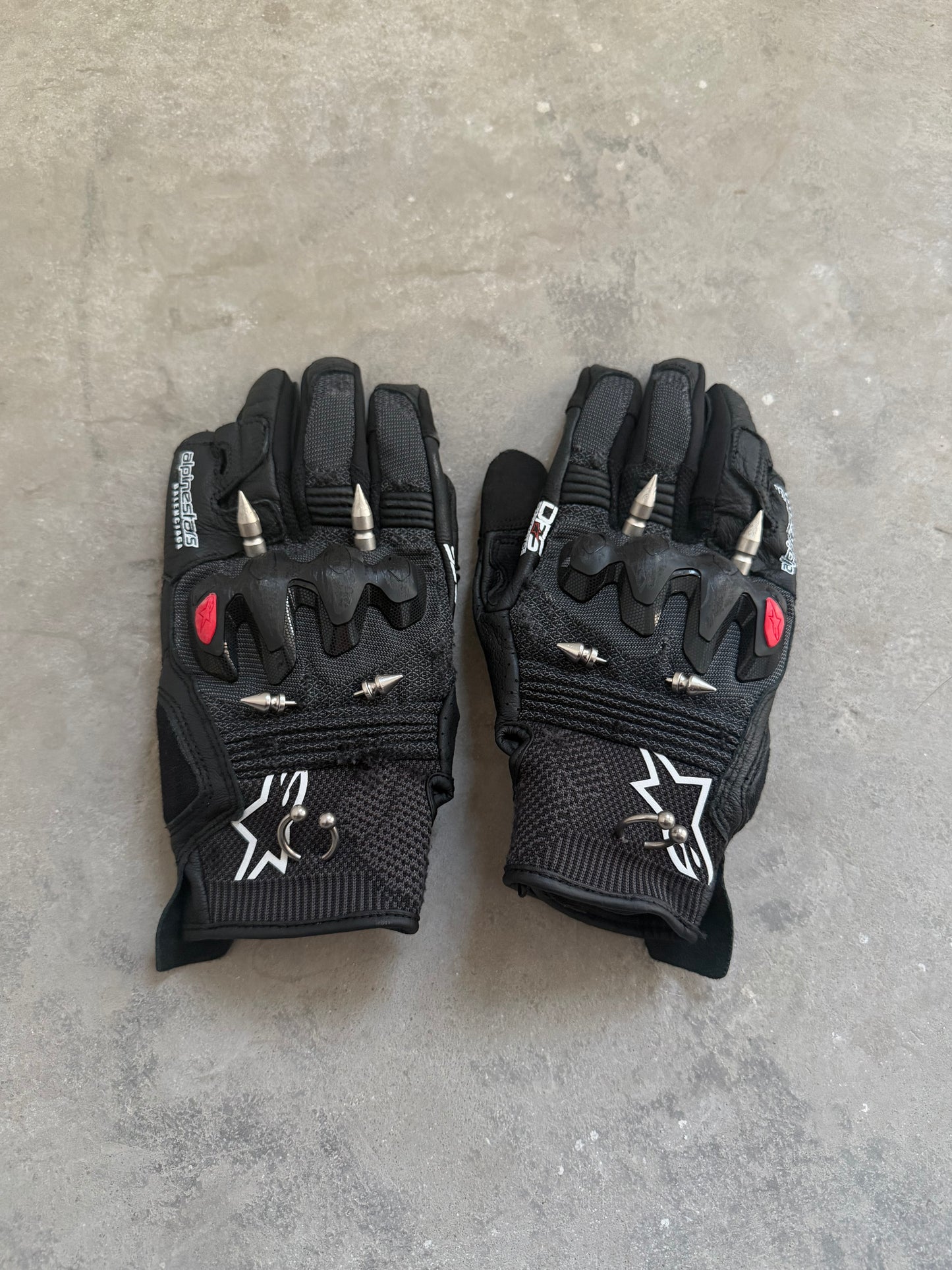 Balenciaga Pierced Alpinestars Motorsports Gloves