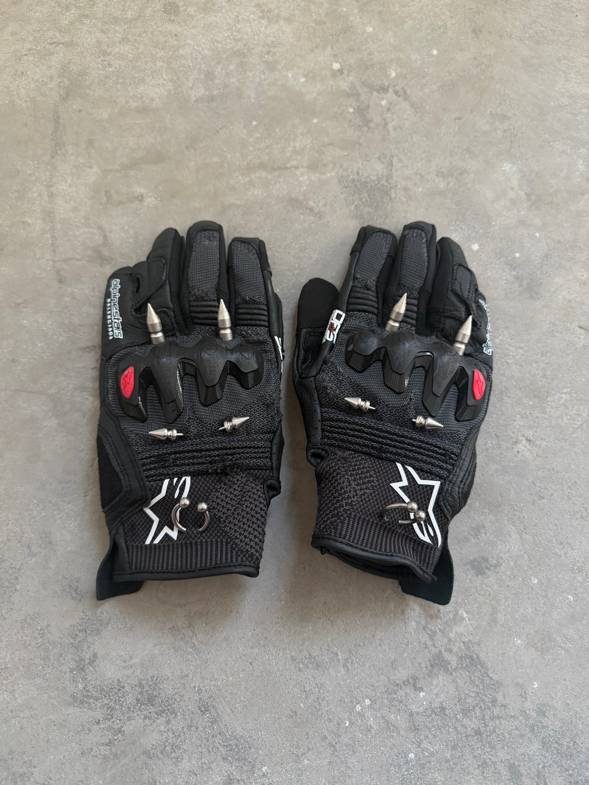 Balenciaga Pierced Alpinestars Motorsports Gloves