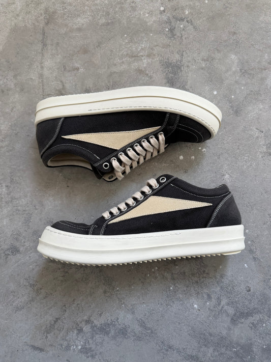 Rick Owens DRKSDHW Lowtop Canvas „Vintage“ Sneaker
