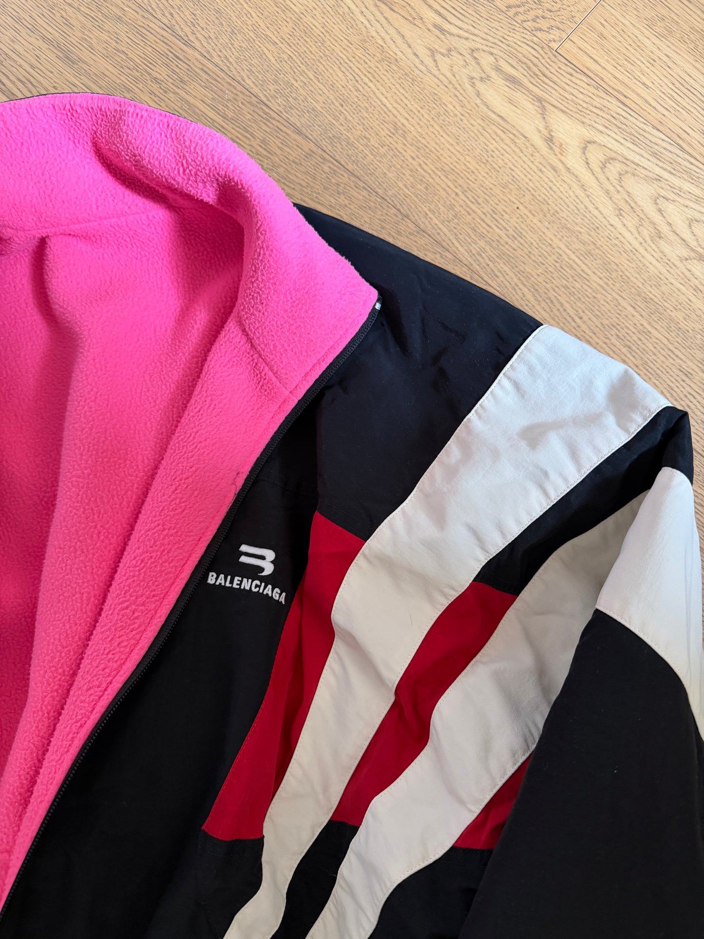 Balenciaga Reversible Colorblock Nylon Tracksuit