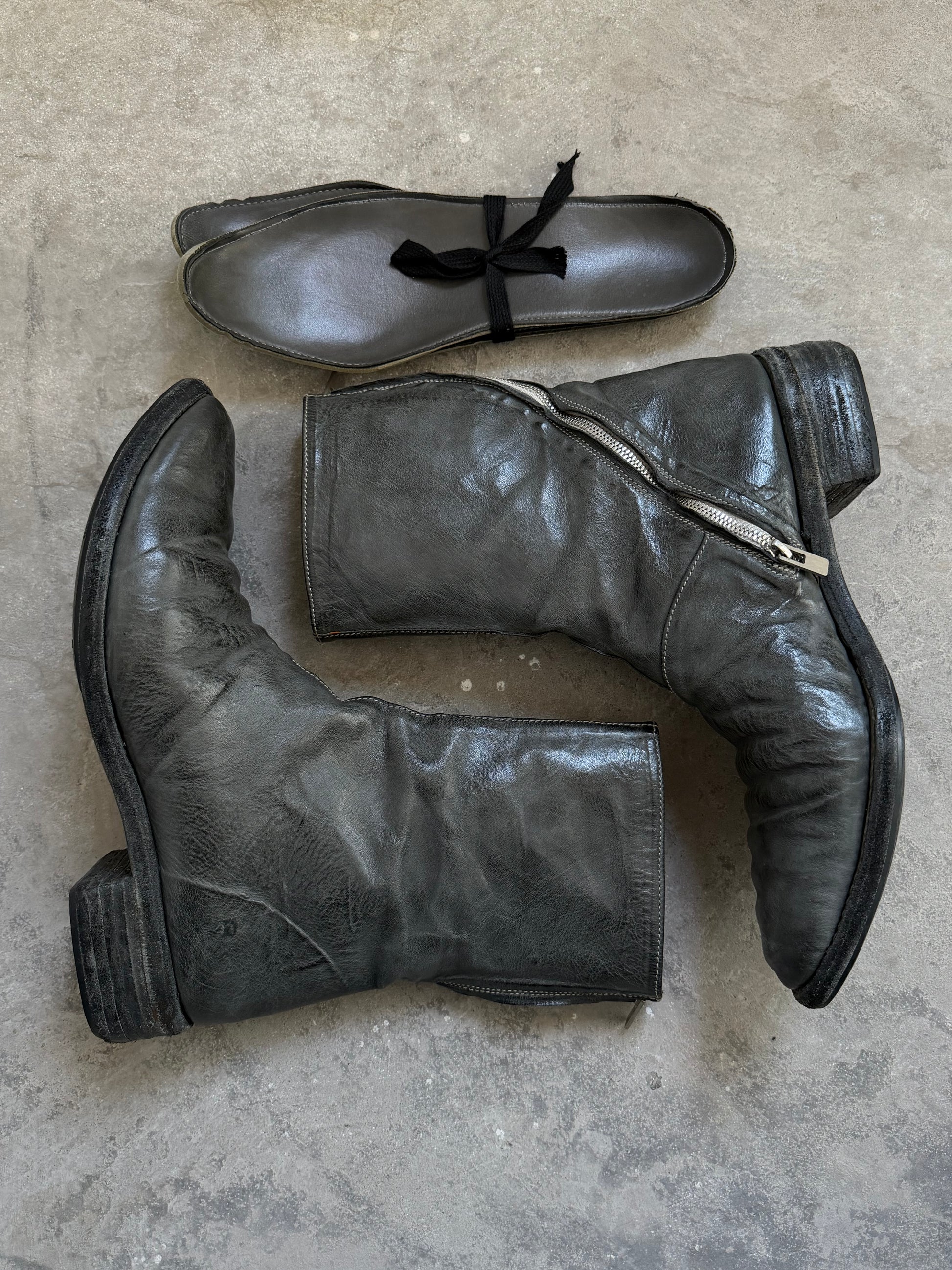 Carol Cristian Poell Tornado Boots Kangaroo Leather