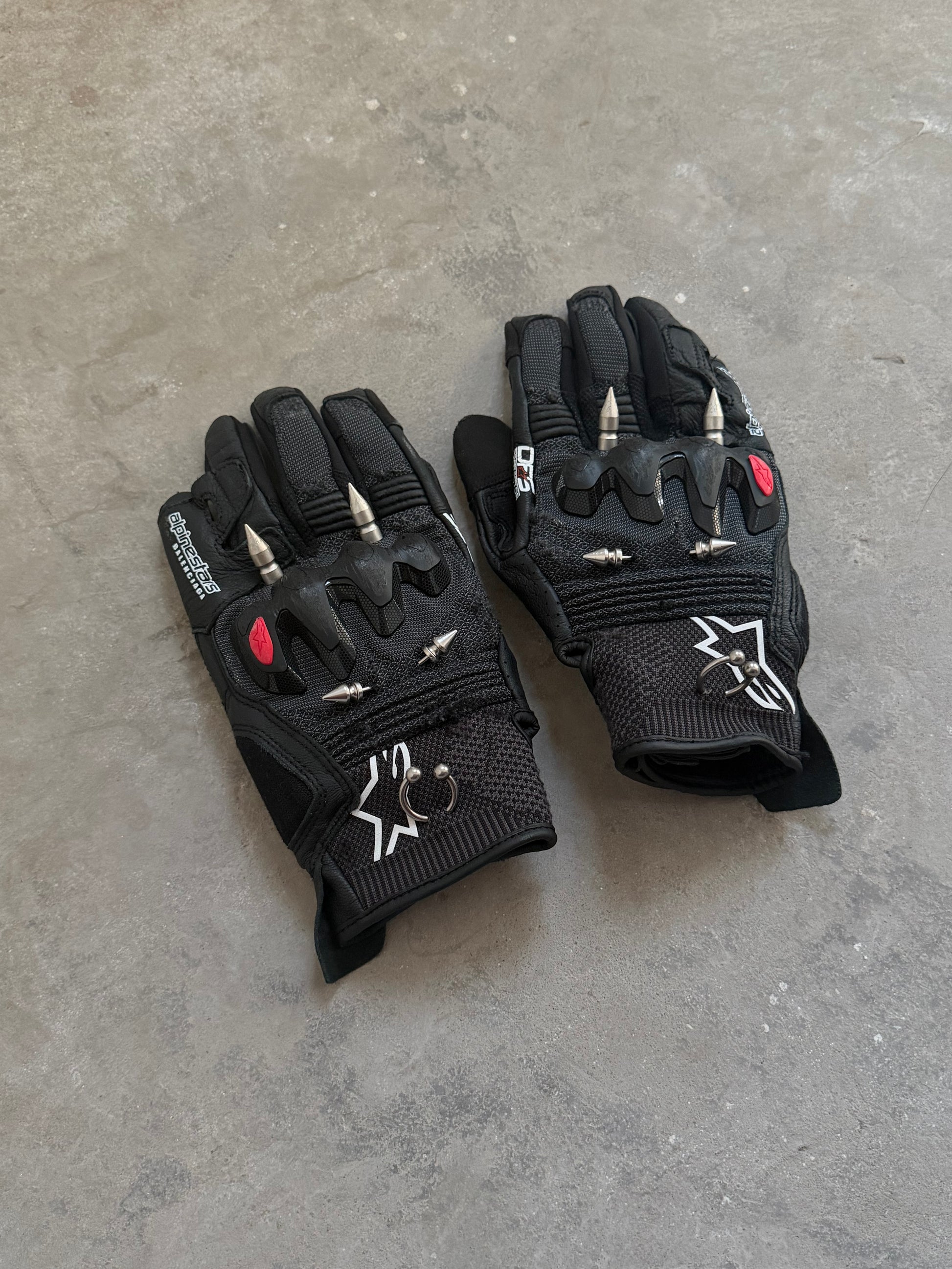 Balenciaga Pierced Alpinestars Motorsports Gloves