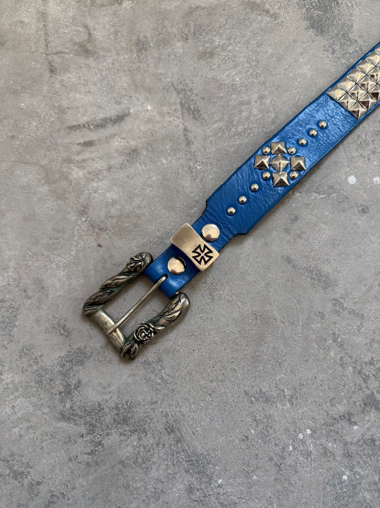 Enfants Riches Déprimés Blue Studded Belt