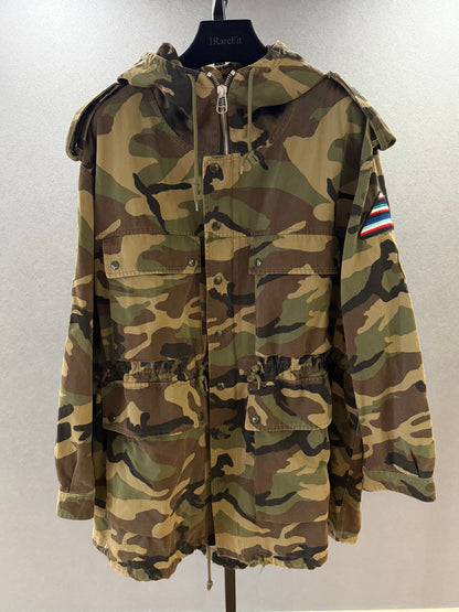 Saint Laurent SS16 Camouflage Rocket Parka SZ.52