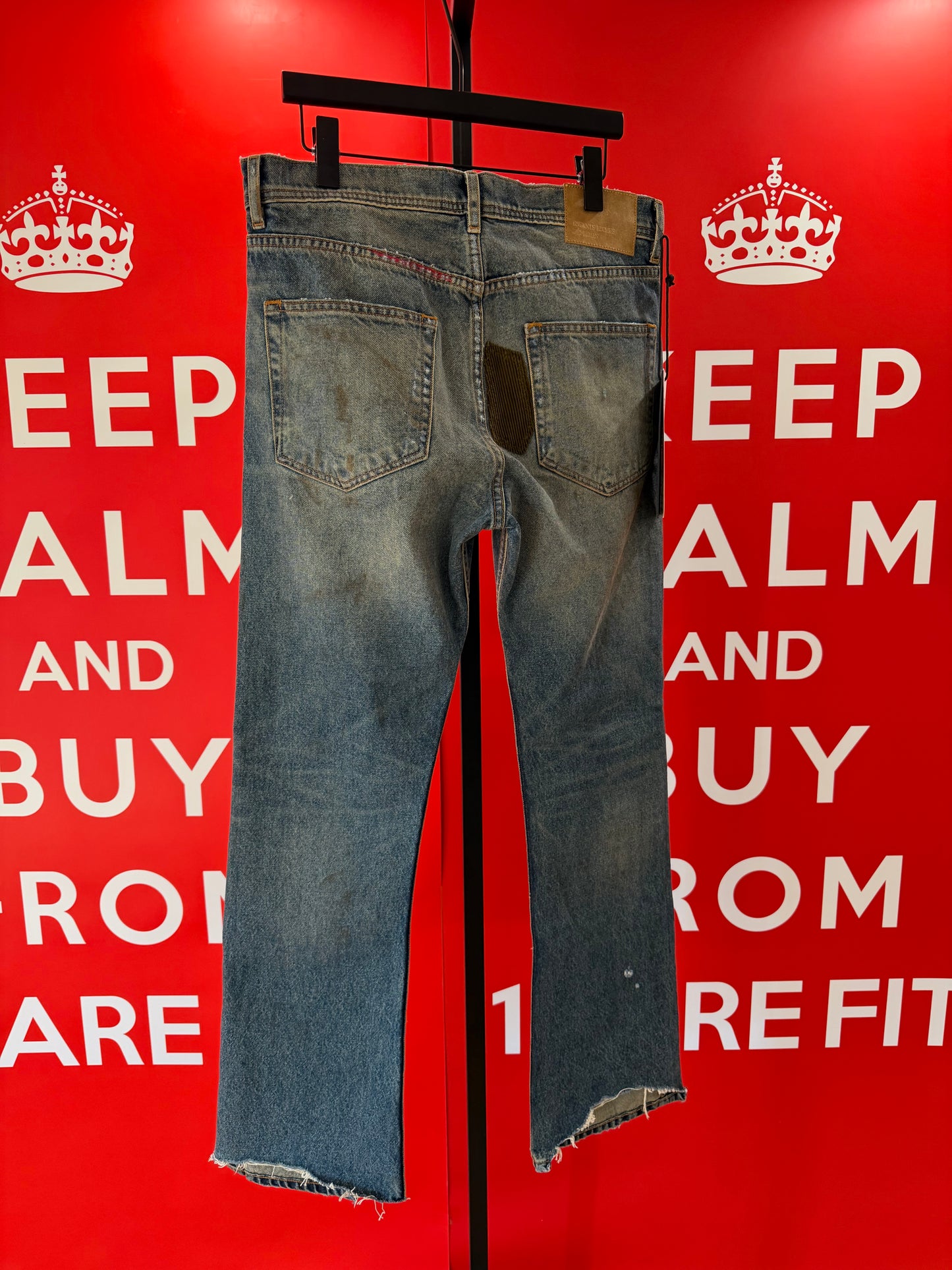 Enfants Riches Deprimes Patchwork Flaired Denim