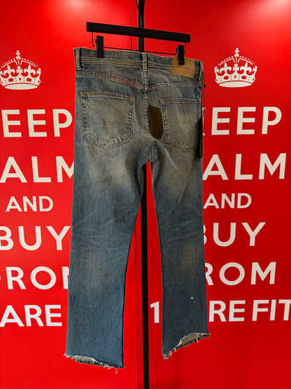 Enfants Riches Deprimes Patchwork Flaired Denim