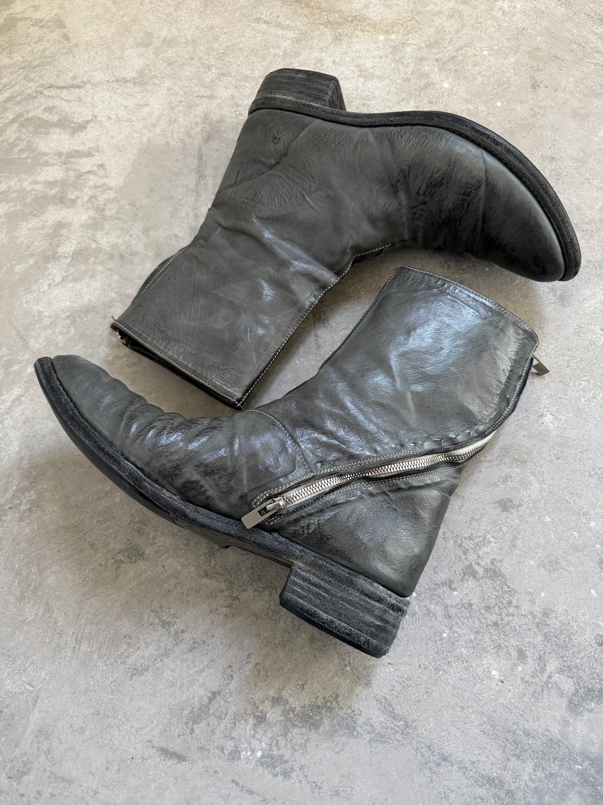 Carol Cristian Poell Tornado Boots Kangaroo Leather