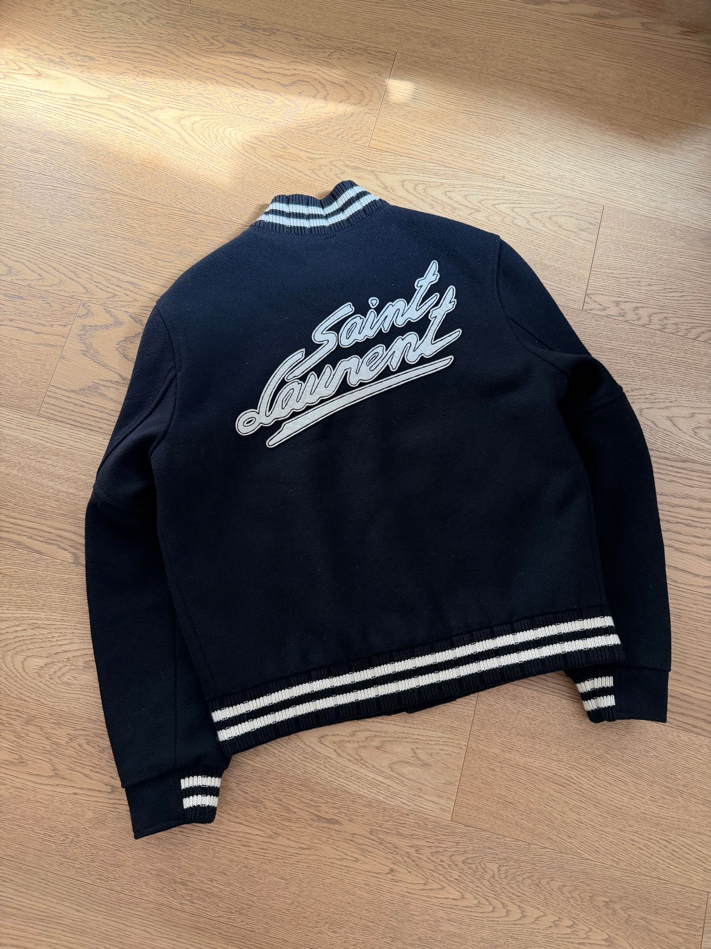 Saint Laurent Black Logo Teddy
