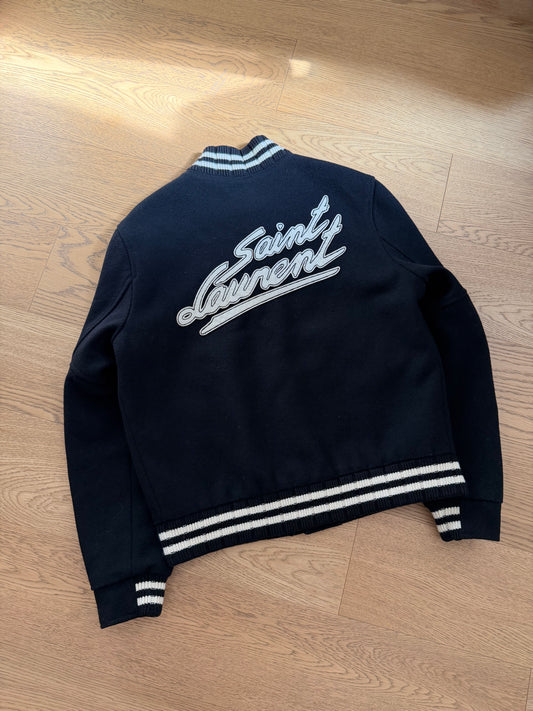 Saint Laurent Black Logo Teddy