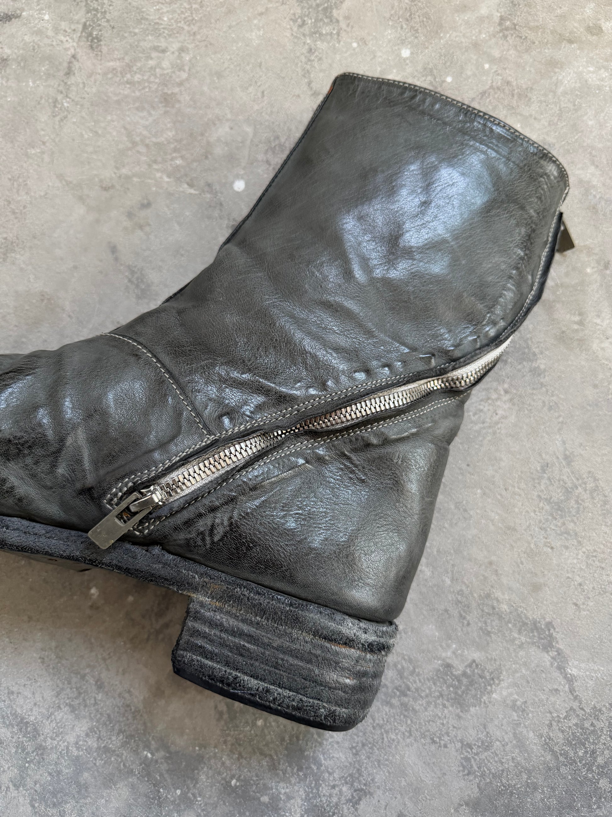Carol Cristian Poell Tornado Boots Kangaroo Leather