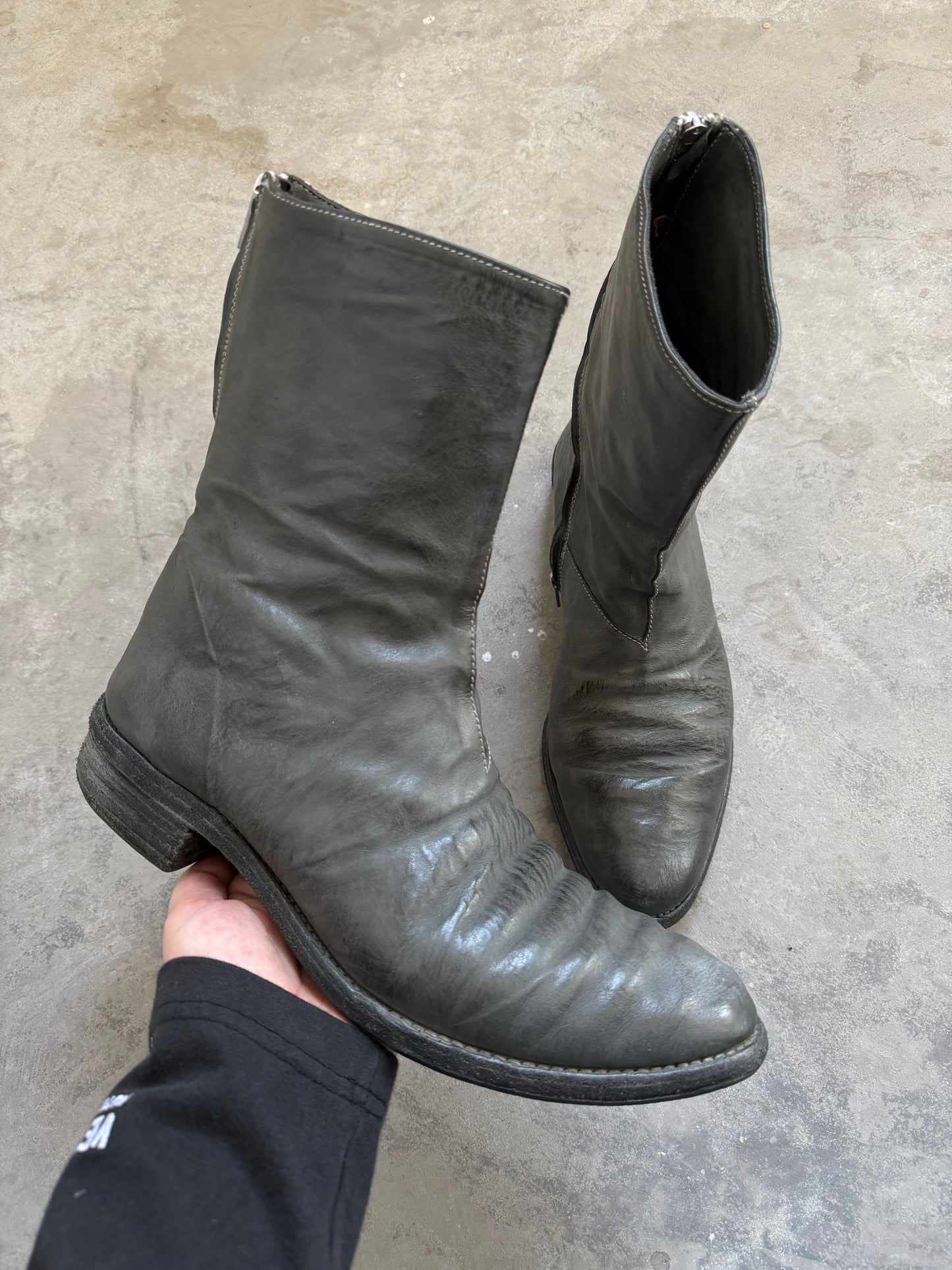 Carol Cristian Poell Tornado Boots Kangaroo Leather