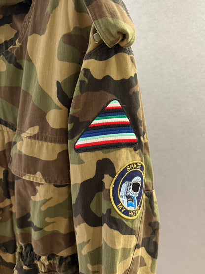 Saint Laurent SS16 Camouflage Rocket Parka SZ.52
