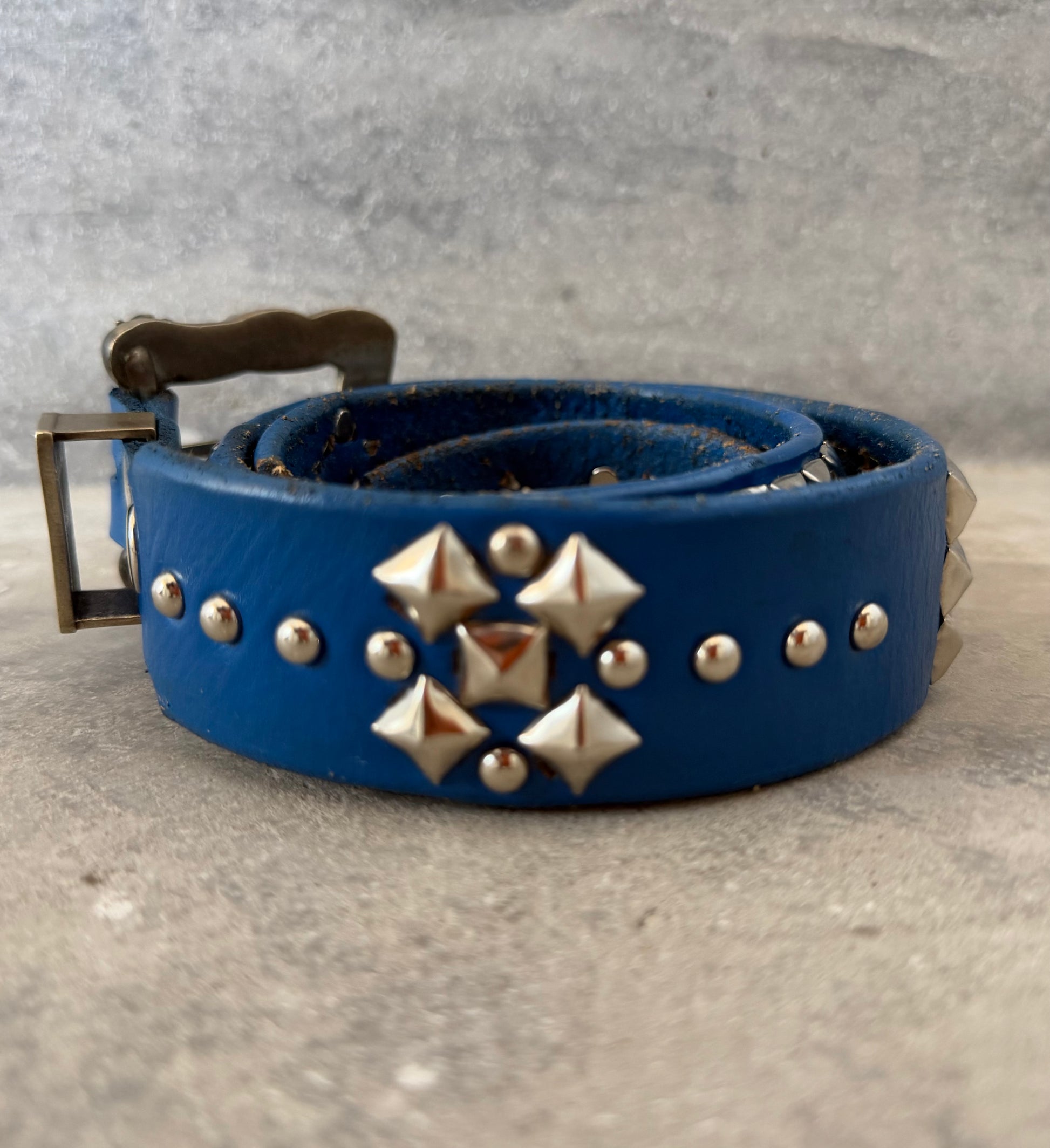 Enfants Riches Déprimés Blue Studded Belt