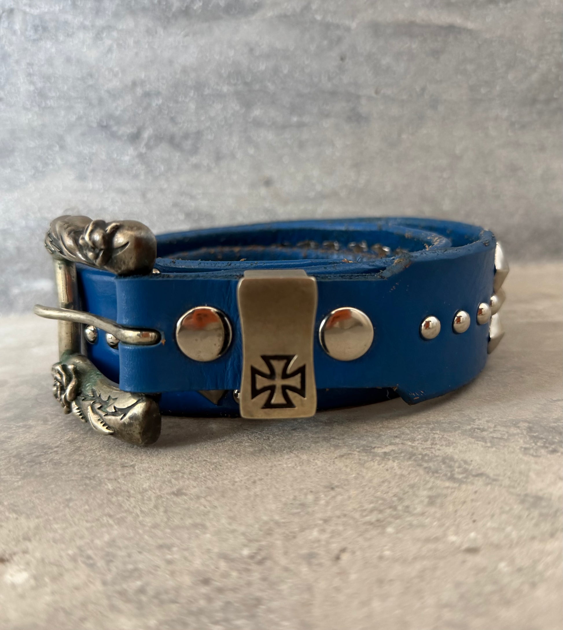 Enfants Riches Déprimés Blue Studded Belt