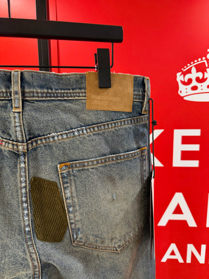 Enfants Riches Deprimes Patchwork Flaired Denim