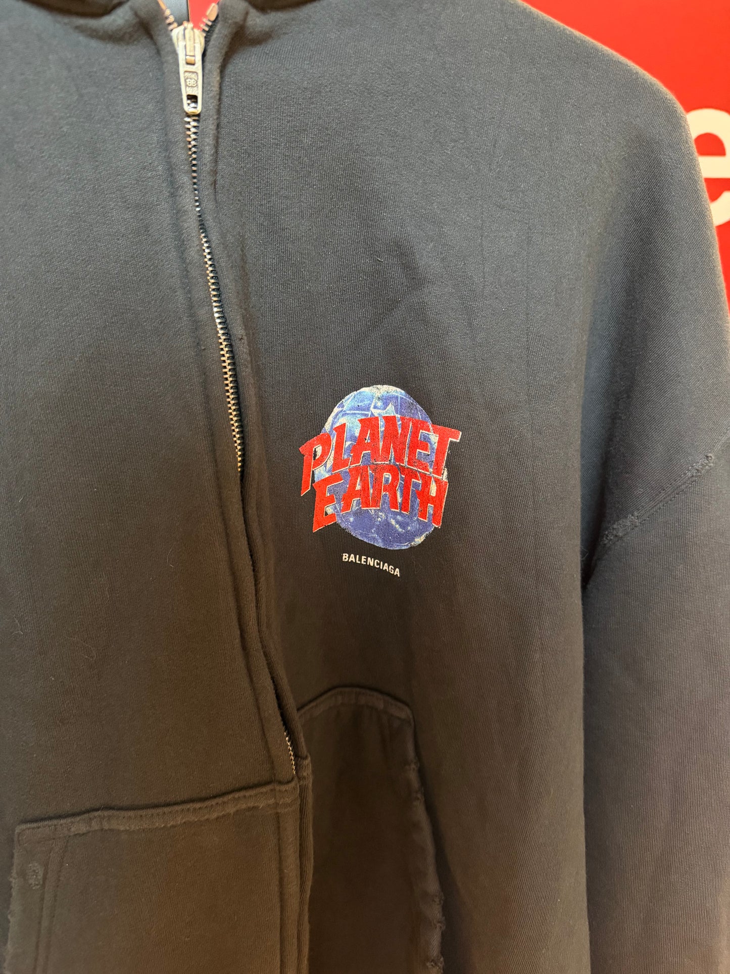 Balenciaga Planet Express Zip Hoodie
