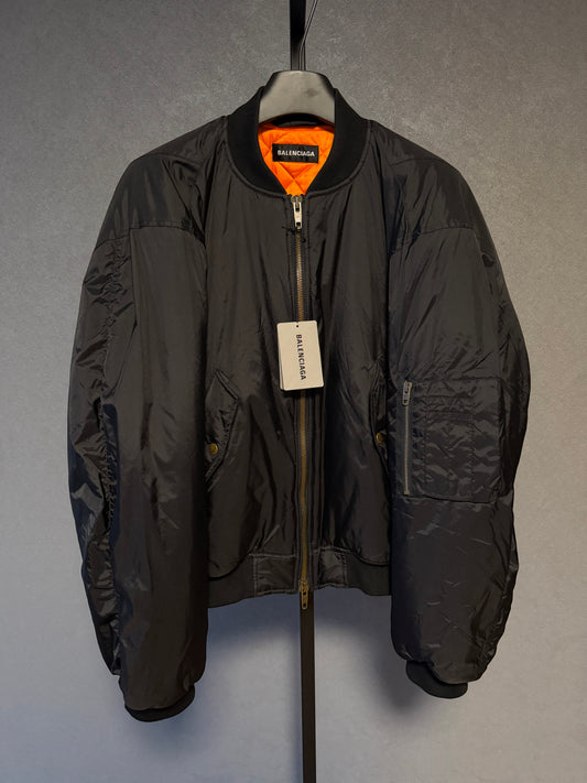 Balenciaga Steroid Bomber Jacket size SZ48 in black