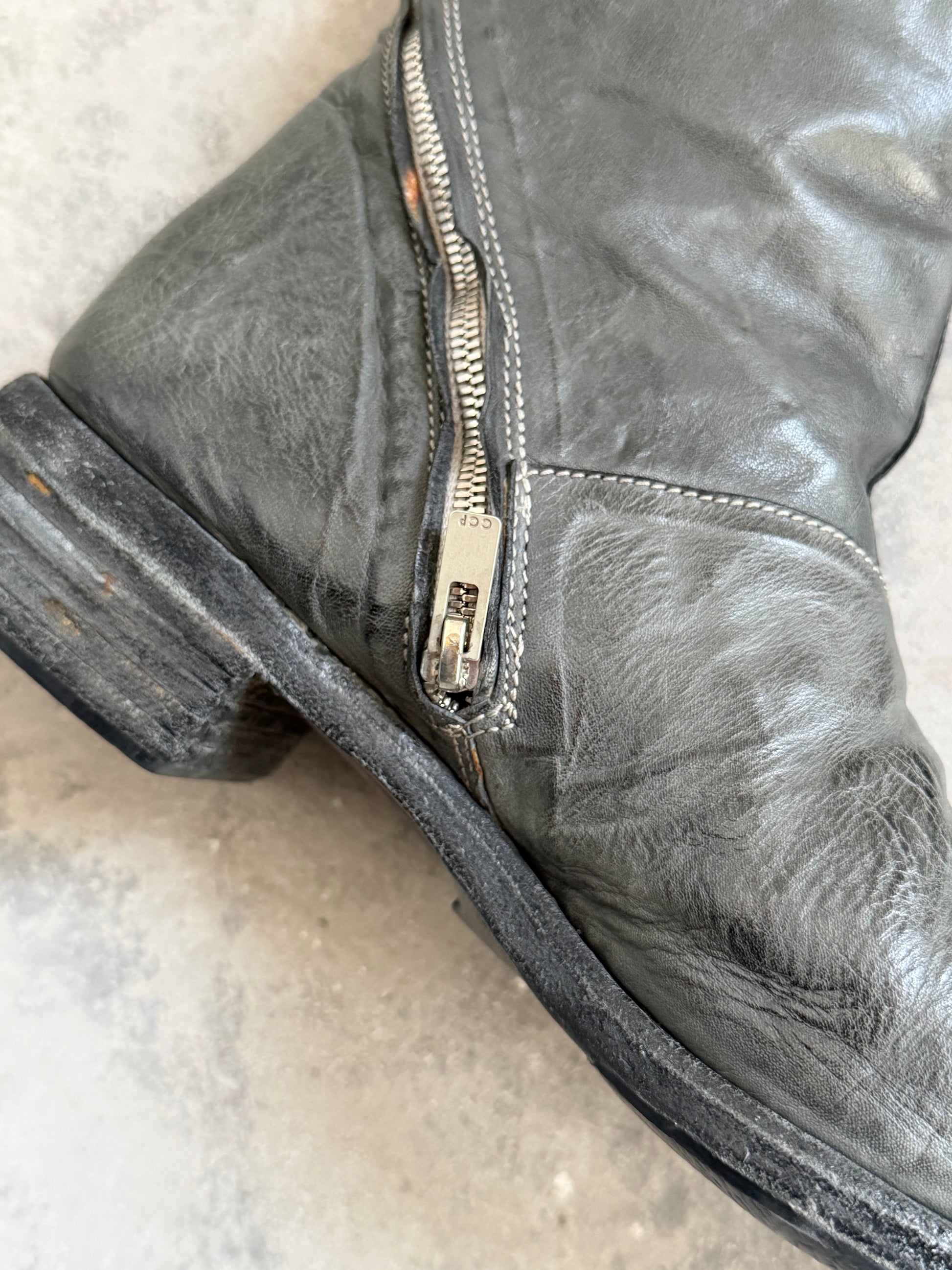 Carol Cristian Poell Tornado Boots Kangaroo Leather