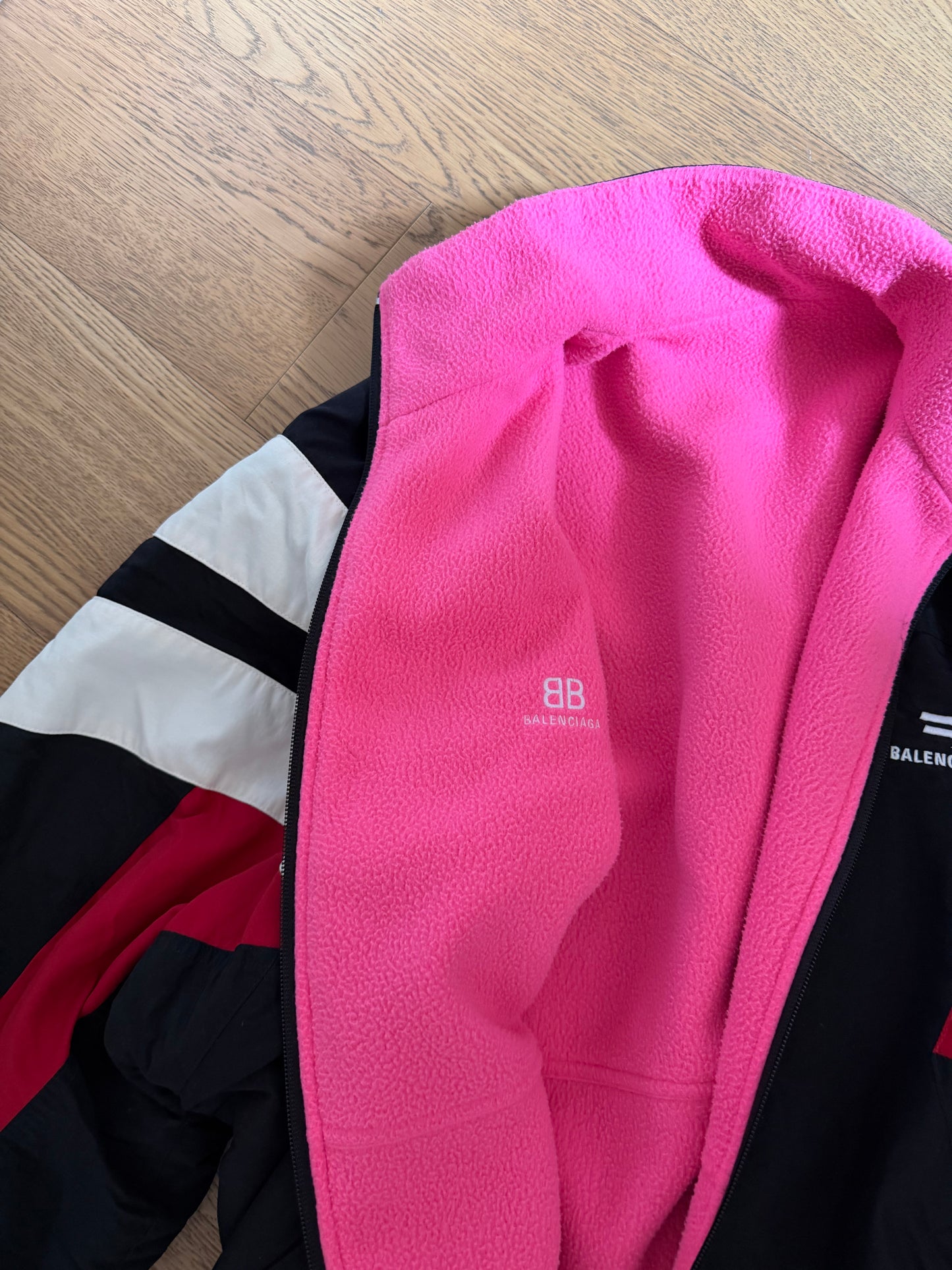 Balenciaga Reversible Colorblock Nylon Tracksuit