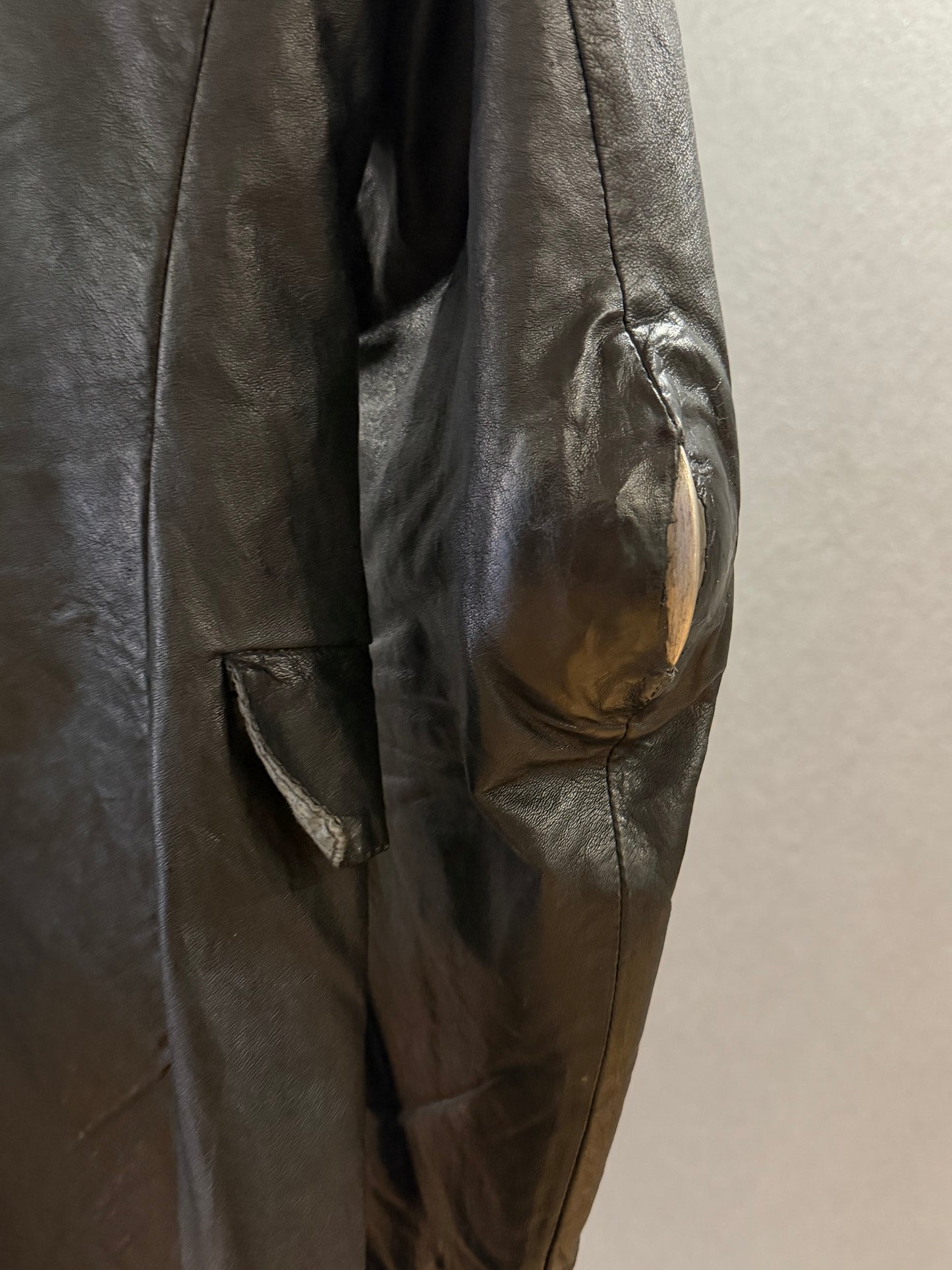Carol Christian Poell CCP Spine Elbow Kangaroo Leather Blazer