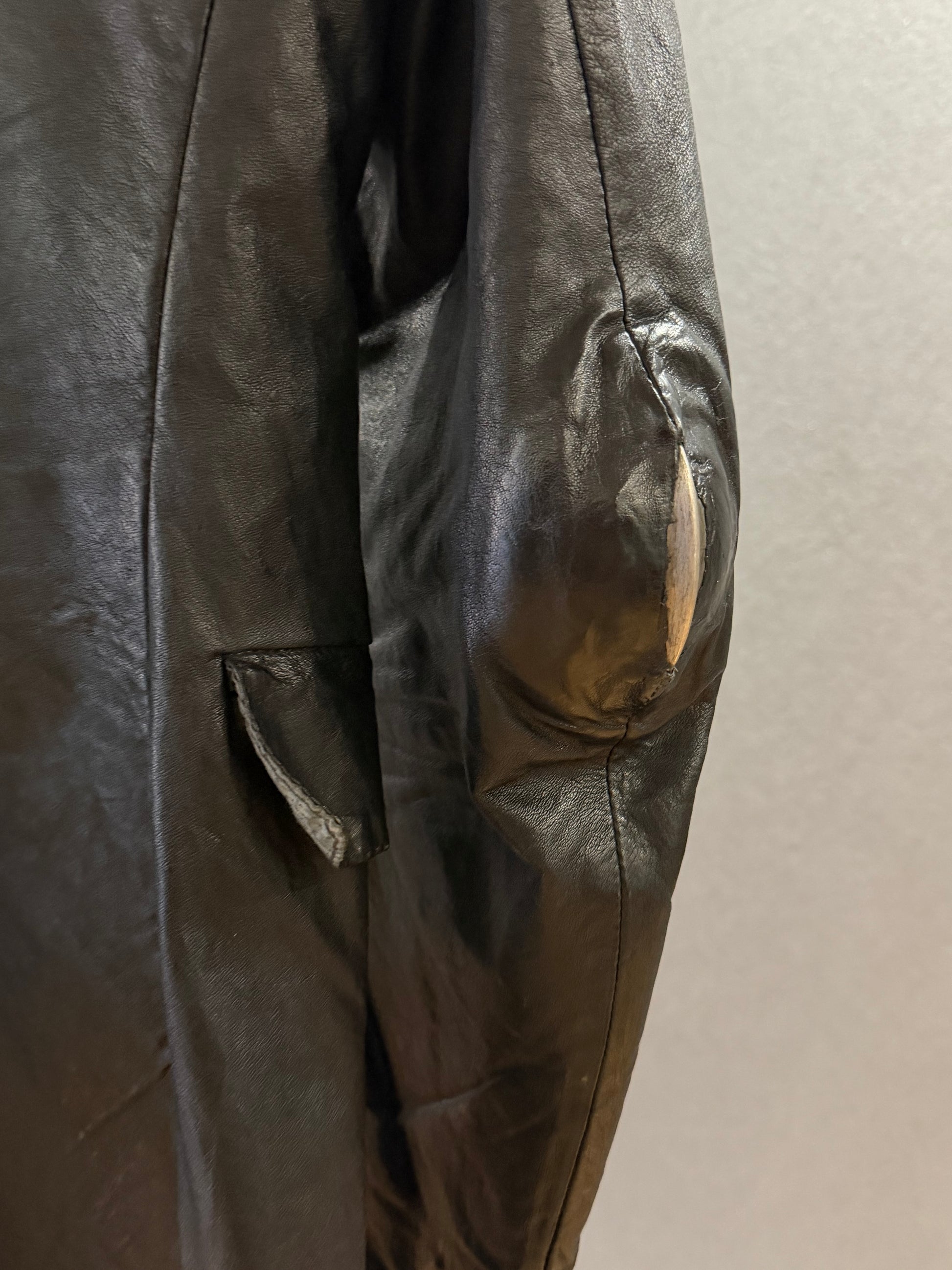 Carol Christian Poell CCP Spine Elbow Kangaroo Leather Blazer