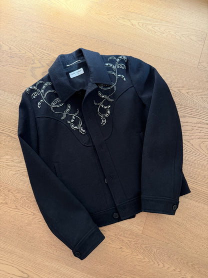 Saint Laurent SS19 Western Paisly Jacket