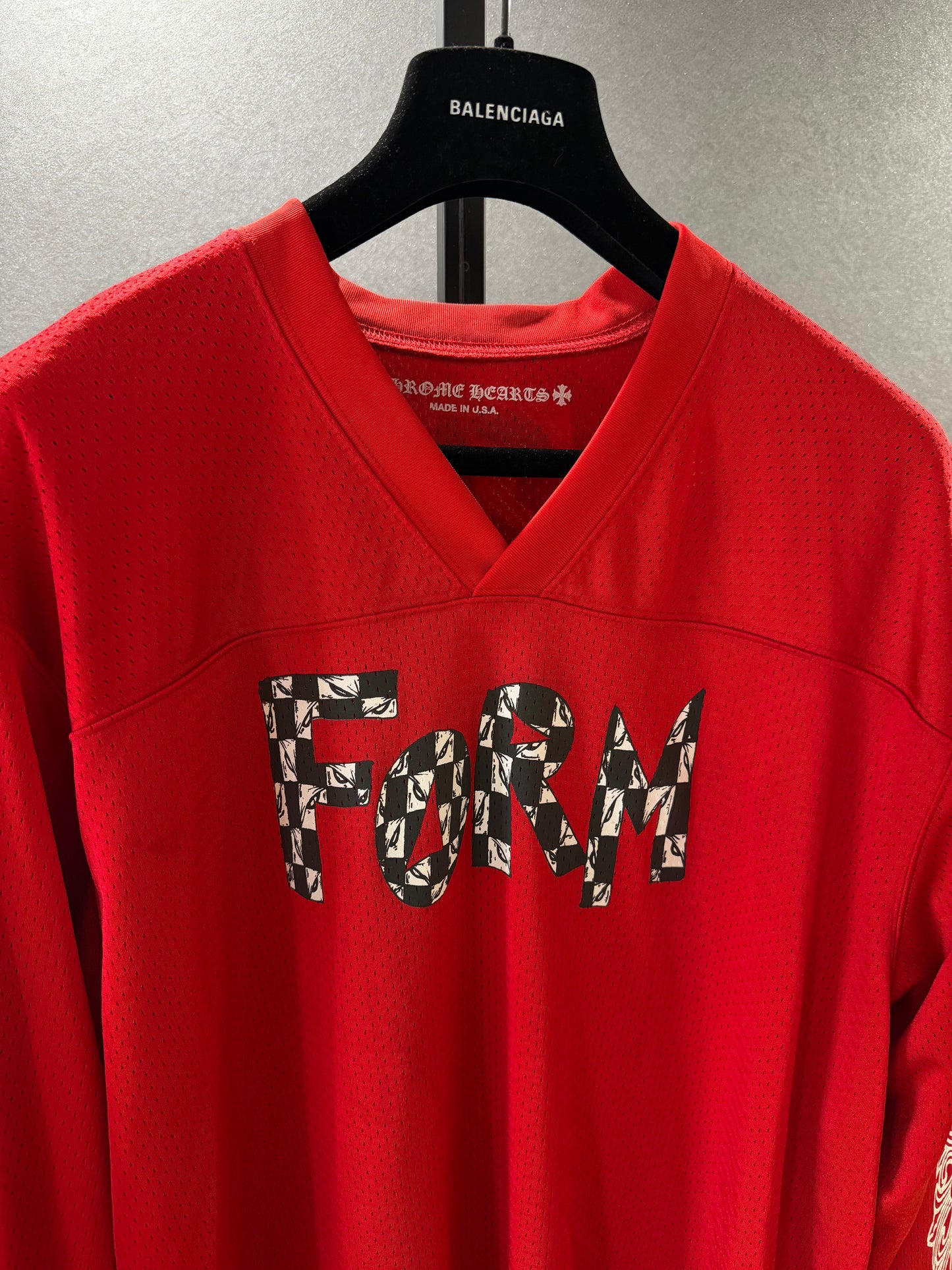 Chrome Hearts Red Mesh Longsleeve CNY Exclusive