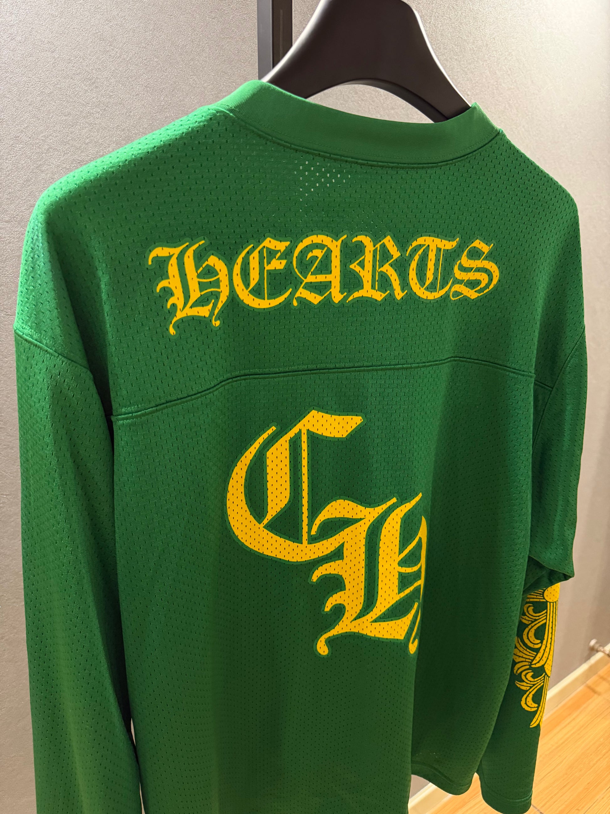 Chrome Hearts Green Mesh Longsleeve Jersey SZ.L