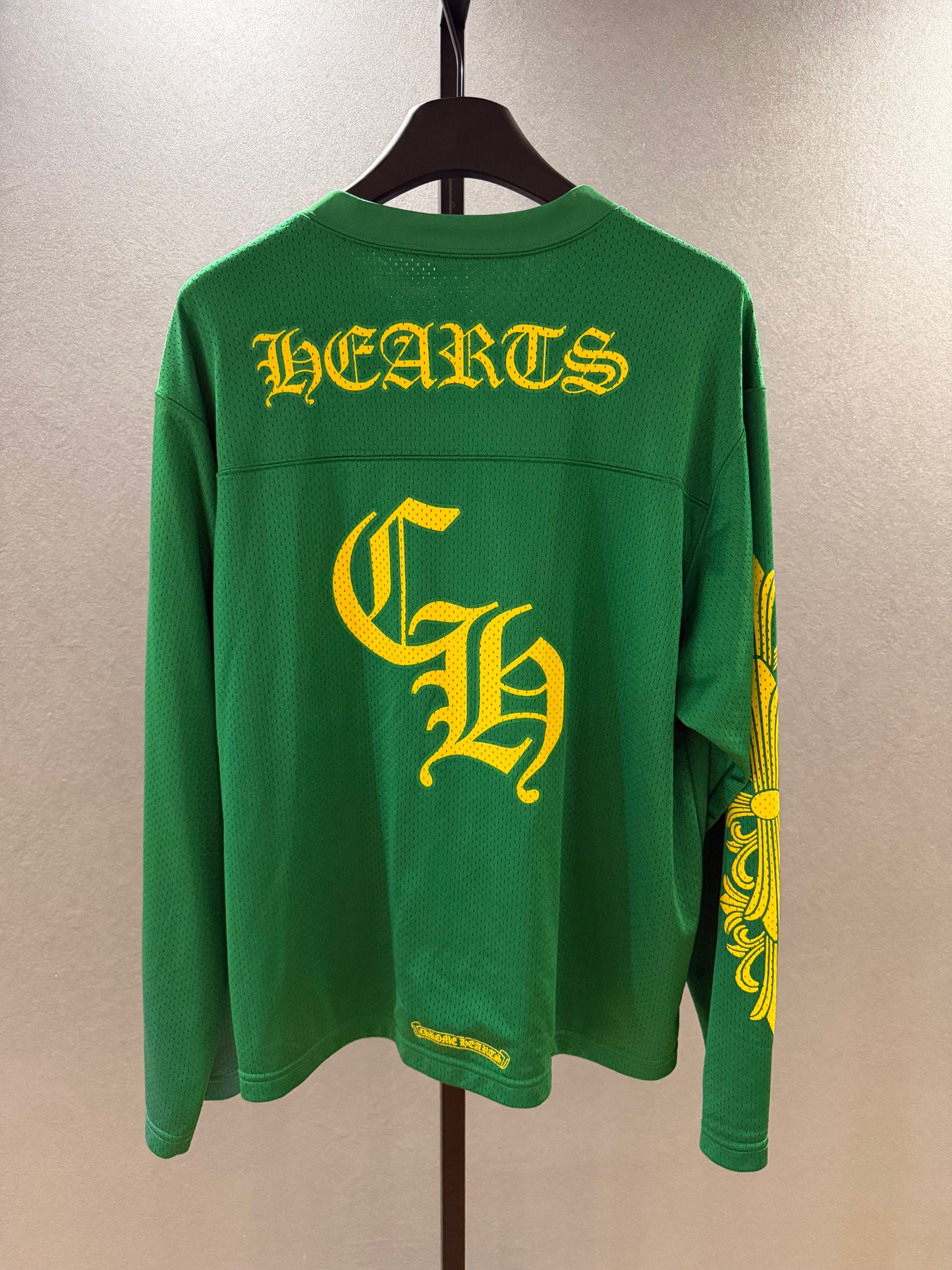 Chrome Hearts Green Mesh Longsleeve Jersey SZ.L