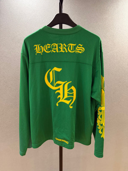 Chrome Hearts Green Mesh Longsleeve Jersey SZ.L