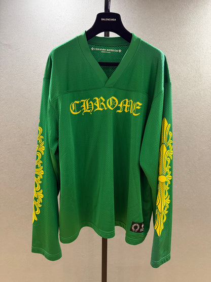 Chrome Hearts Green Mesh Longsleeve Jersey SZ.L