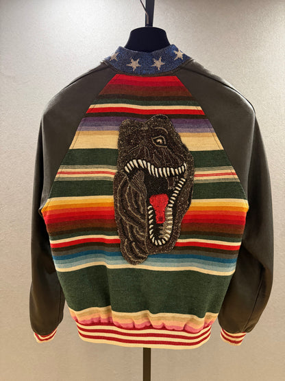 Saint Laurent SS16 T-Rex Teddy Bomber Jacket SZ.52
