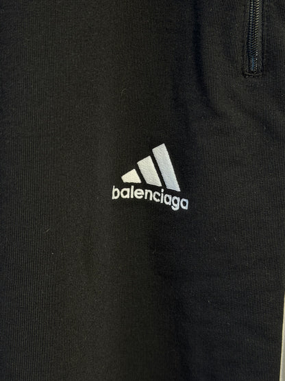 Balenciaga x Adidas Oversized Jogger – Red Black Wide-Leg Track Pants SZ.M