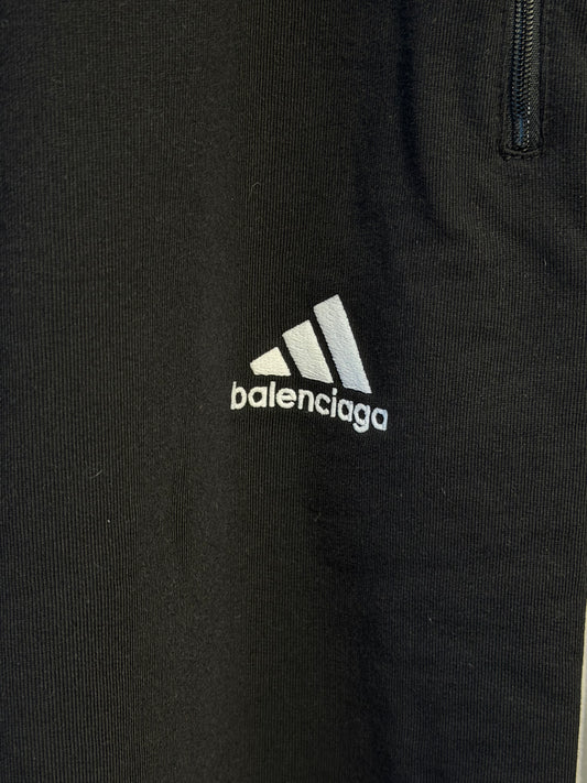 Balenciaga x Adidas Oversized Jogger – Red Black Wide-Leg Track Pants SZ.M