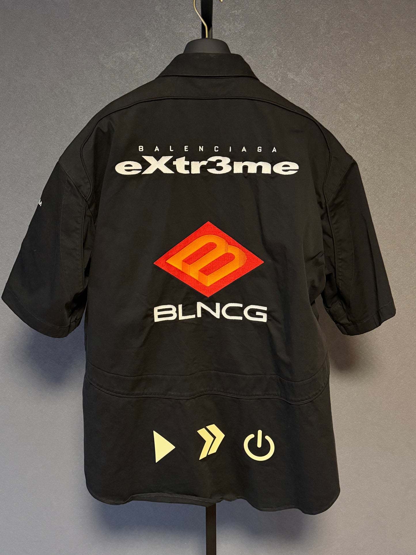 Balenciaga AW21 Gamer Shirt in black