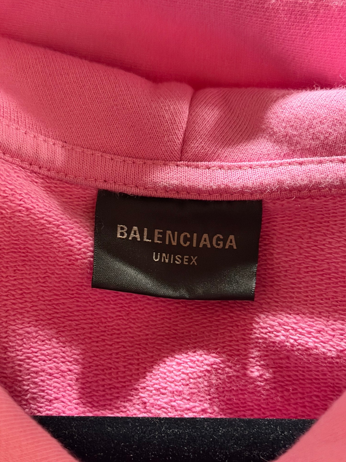 Balenciaga FW22 Pink Polo Zip-Up Hoodie Oversized SZ.2