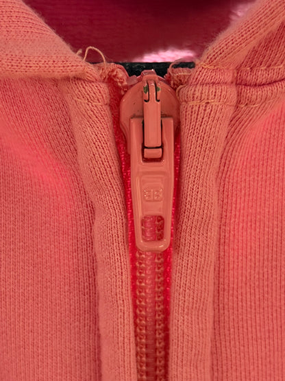 Balenciaga FW22 Pink Polo Zip-Up Hoodie Oversized SZ.2