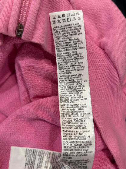 Balenciaga FW22 Pink Polo Zip-Up Hoodie Oversized SZ.2