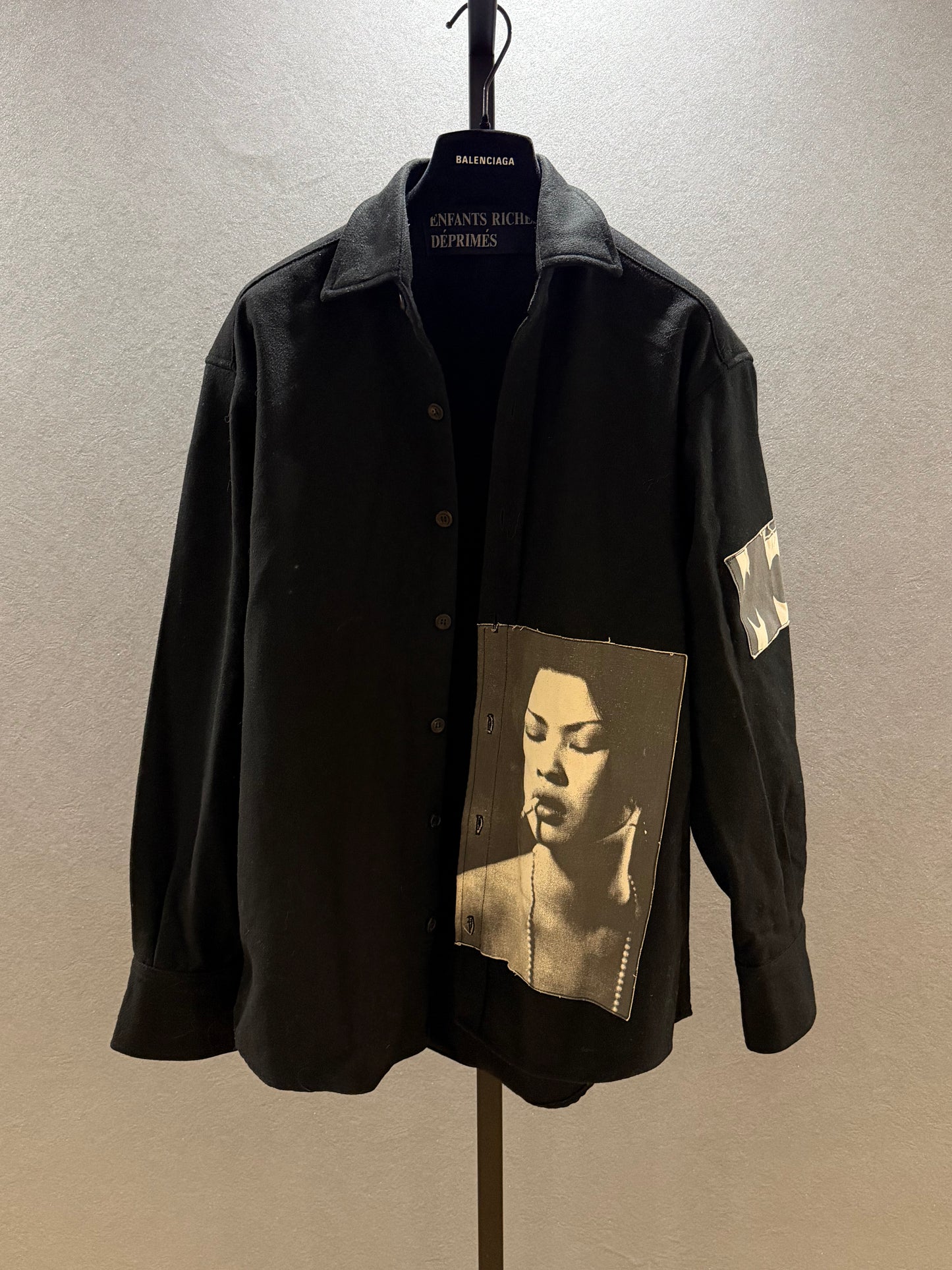Enfants Riches Déprimés SS17 Smoking Prostitute Wool Shirt SZ.M