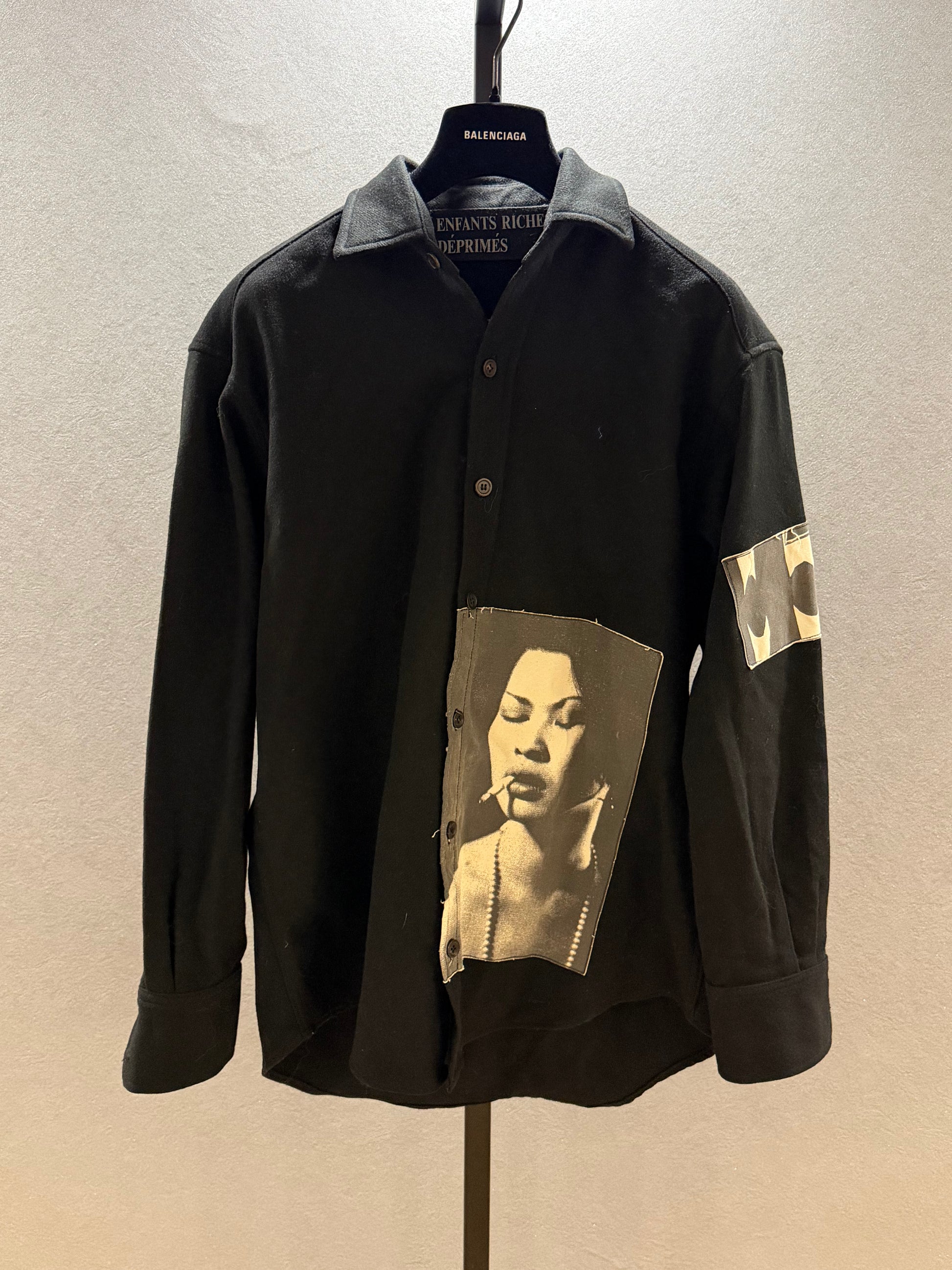 Enfants Riches Déprimés SS17 Smoking Prostitute Wool Shirt SZ.M