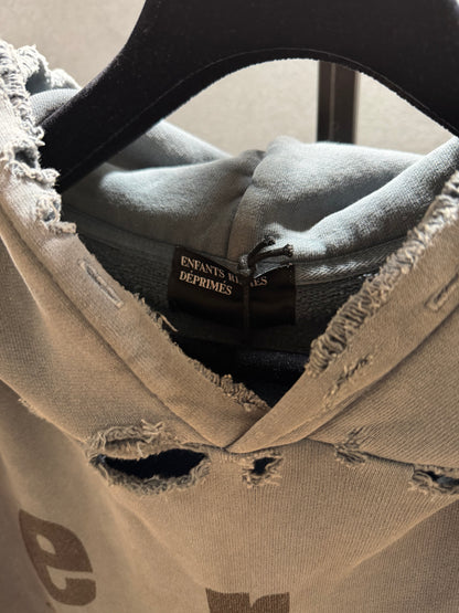 Enfants Riches Déprimés Destroyed Schoolgirl Hoodie SZ.L