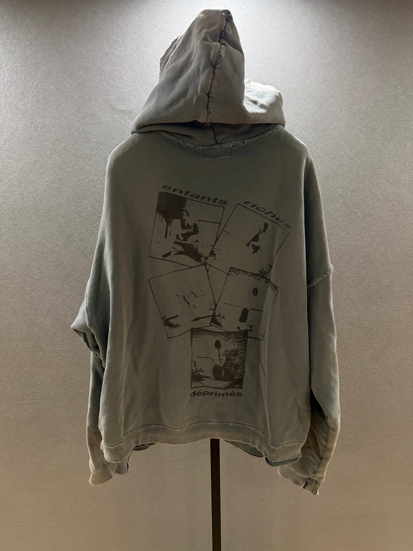 Enfants Riches Déprimés Destroyed Schoolgirl Hoodie SZ.L