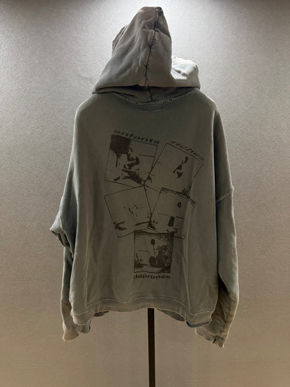 Enfants Riches Déprimés Destroyed Schoolgirl Hoodie SZ.L