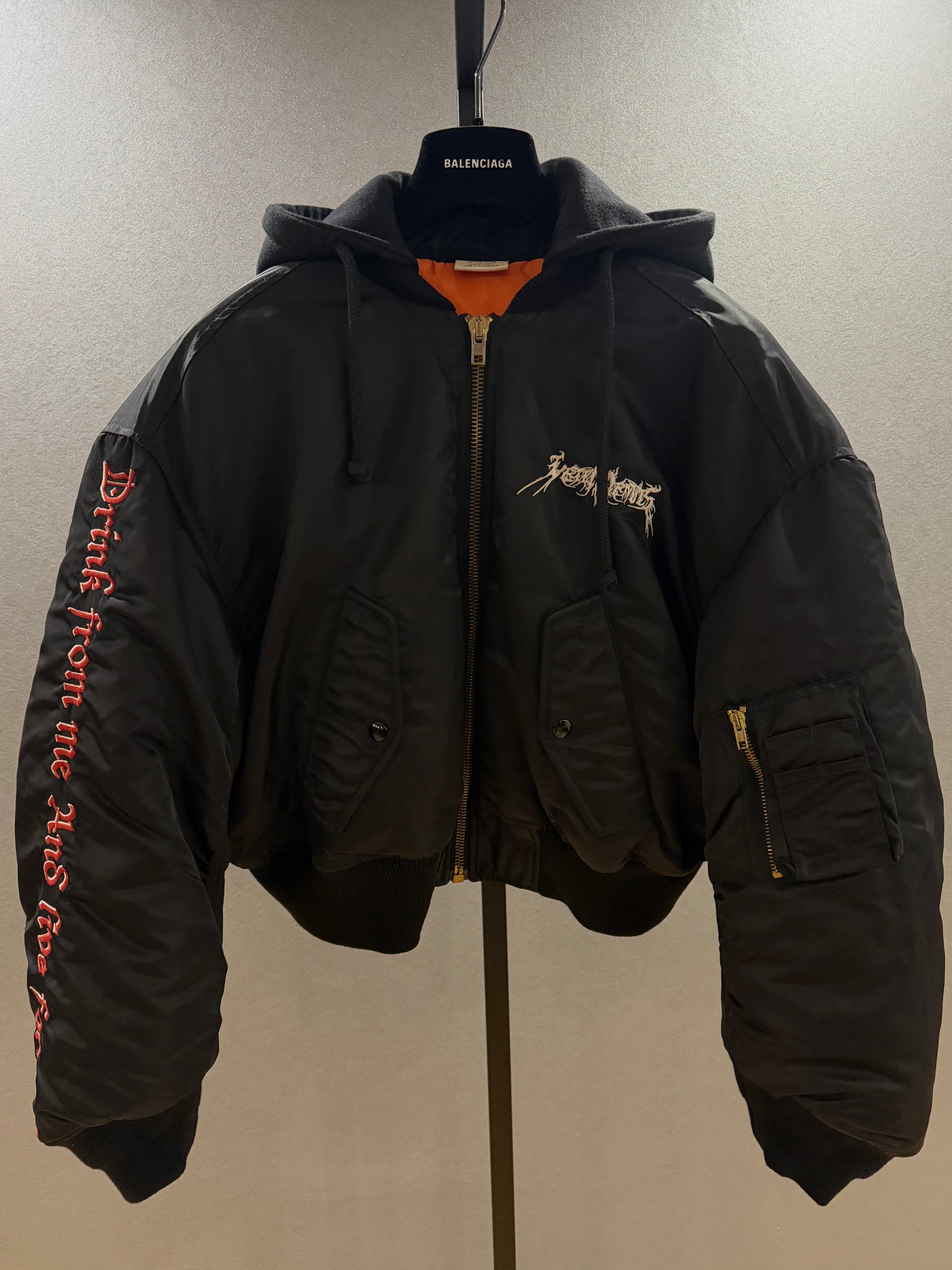 Vetements Total Fucking Darkness Femme Bomber